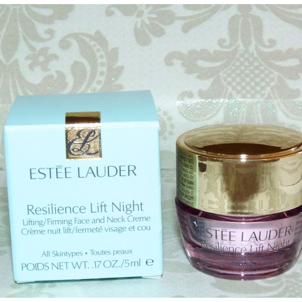 🎀$13 - Estee Lauder Resilience Lift Night Lifting Firming Face Neck Creme .17oz - Picture 12 of 14